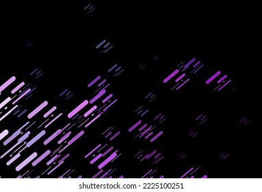 Dark Pink, Blue vector texture with colorful lines. Glitter abstract illustration with colored sticks. Backdrop for TV commercials.