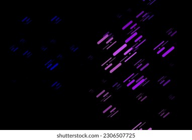 Dark Pink, Blue vector texture with colorful lines. Decorative shining illustration with lines on abstract template. Backdrop for TV commercials.