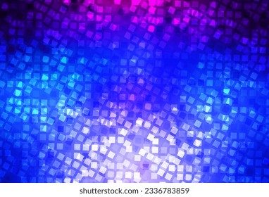 Pink oscuro, textura vectorial azul en forma rectangular. Diseño decorativo de estilo abstracto con rectángulos. Diseño inteligente para su anuncio comercial.