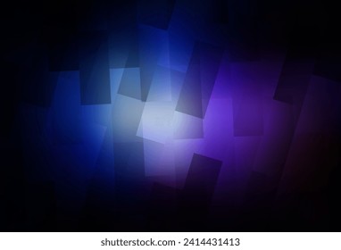 Pink oscuro, textura vectorial azul en forma rectangular. Ilustración de gradiente abstracto con rectángulos. Patrón de anuncios comerciales, folletos, folletos