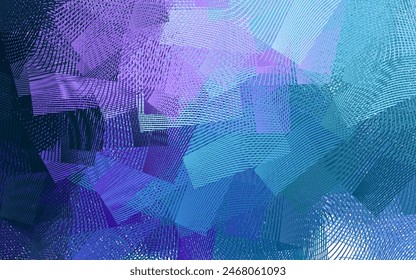 Dark Pink, Blue vector texture with abstract forms. Decorative design in abstract style with random forms. Background for a cell phone.