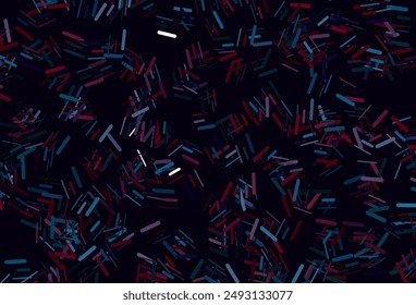 Rosa oscuro, textura de Vector azul con líneas coloridas. Diseño decorativo borroso en estilo simple con líneas. Telón de fondo para comerciales de televisión.