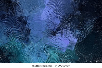 Dark Pink, Blue vector texture with bent lines. Colorful gradient illustration in simple style with lines. Brand new design for your ad.