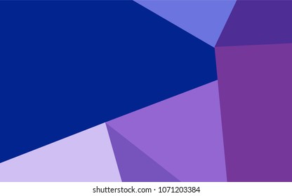 Dark Pink, Blue vector triangle mosaic pattern. A sample with polygonal shapes. The best triangular design for your business.