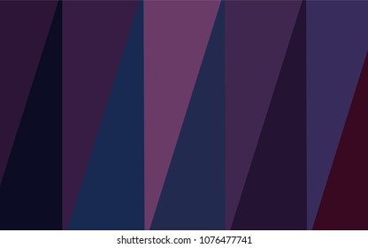 Dark Pink, Blue vector triangle mosaic texture. Colorful illustration in abstract style with gradient. Brand-new design for your business.