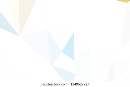 Dark Pink, Blue vector triangle mosaic cover. Creative illustration in halftone style with triangles. Pattern for a brand book's backdrop.