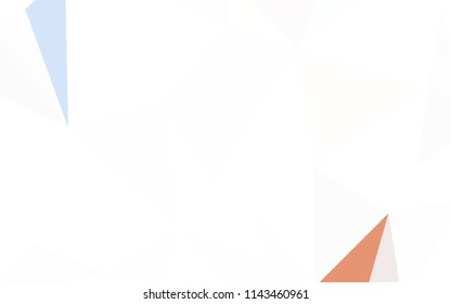 Dark Pink, Blue vector triangle mosaic texture. Polygonal abstract illustration with gradient. Textured pattern for your backgrounds.