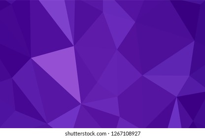 Dark Pink, Blue vector triangle mosaic texture. Shining polygonal illustration, which consist of triangles. Brand new style for your business design.
