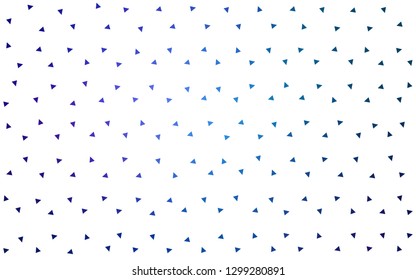 Dark Pink, Blue vector  triangle mosaic texture. Creative geometric illustration in Origami style with gradient. Brand new style for your business design.
