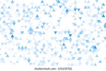 Dark Pink, Blue vector triangle mosaic pattern. A completely new color illustration in a vague style. Brand-new style for your business design.