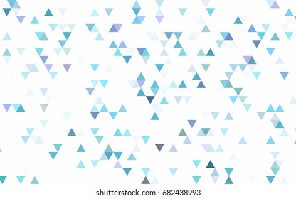 Dark Pink, Blue vector triangle mosaic background. Colorful abstract illustration with gradient. The elegant pattern can be used as part of a brand book.