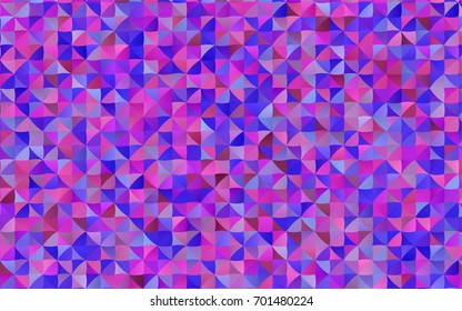 Dark Pink, Blue vector triangle mosaic background. Colorful illustration in abstract style with gradient. A new texture for your design.