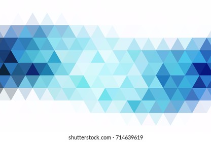 Dark Pink, Blue vector triangle mosaic template. A completely new color illustration in a vague style. The template can be used as a background for cell phones.