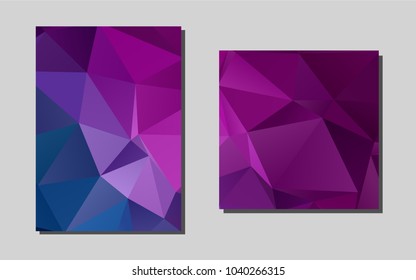 Dark Pink, Bluevector layout for Leaflets. Web interface on abstract background with colorful gradient. Beautiful design for cover of notepads.