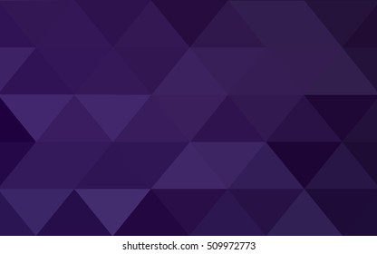 Dark pink blurry triangle background. Shining illustration, which consist of triangles. Triangular pattern for your business design.