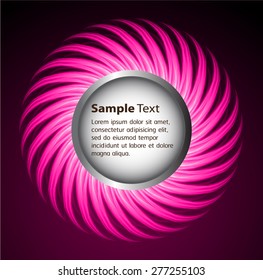 dark pink circle Light Abstract Technology background for computer graphic website internet business. text box. Brochure. card. flyer magazine. Design label. infogrsphics.