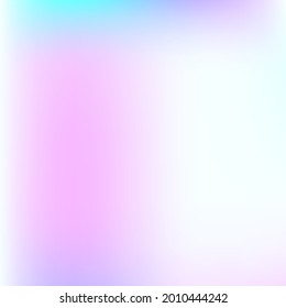 Dark Pink Cold Turquoise Gradient Background. Bright Color Violet Lavender Blue Gradient Mesh. Vibrant Pastel Liquid Indigo Smooth Surface. Light White Purple Trendy Watercolor Blurry Wallpaper.