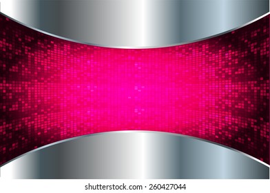 Dark pink color Light Abstract Technology background for computer graphic website internet. circuit.silver. pixel. Moses, table
