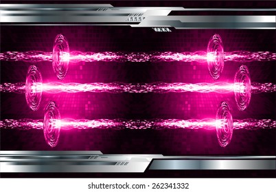 Dark pink color Light Abstract Technology background for computer graphic website internet. pixel. Tables, mosaic. silver circuit