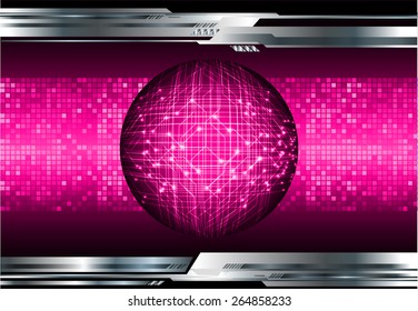dark pink color Light Abstract Technology background for computer graphic website internet and business. circuit. silver background. Pixel, mosaic, table