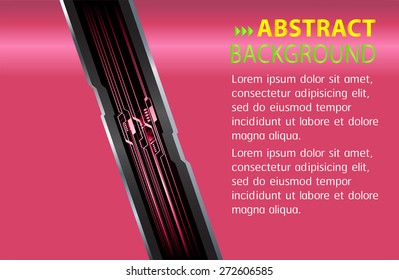 dark pink color Light Abstract Technology background computer graphic website internet and business. circuit. vector illustration. text box. Brochure. card. banner flyer magazine. Design label.