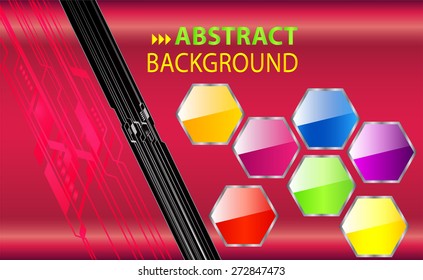 dark pink color Light Abstract Technology background computer graphic website internet and business. circuit. vector illustration. text box. Brochure. card. banner flyer magazine. Design label.