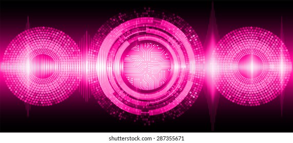 dark pink color Light Abstract Technology background for computer graphic website internet and business. circuit. vector illustration. info graphics. wave. beam. ray