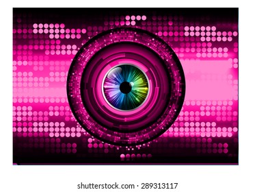 dark pink color Light Abstract Technology background for computer graphic website internet and business. circuit. vector illustration. abstract digital. infographics. eye.