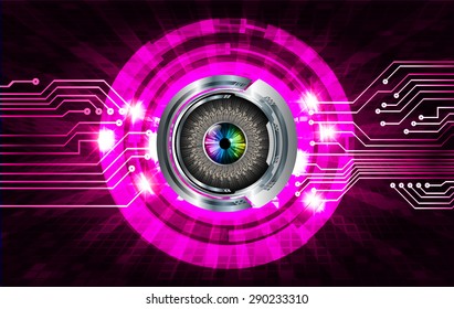 dark pink color Light Abstract Technology background for computer graphic website internet and business. circuit. vector illustration. abstract digital . silver. infographics. eye.
