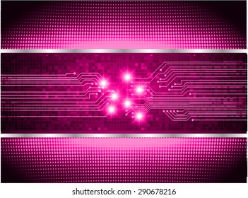 dark pink color Light Abstract Technology background for computer graphic website internet and business. circuit. vector illustration.card. banner. label. infographics