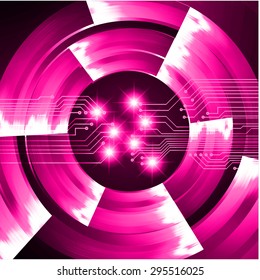 cor rosa escura Luz Abstrato Fundo da tecnologia para o site gráfico do computador internet e negócio. circuito. ilustração. digital. infographics. motion. www. vetor. Faísca