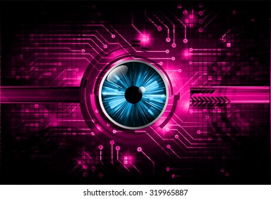 Dark pink color Light Abstract Technology background for computer graphic website internet and business. circuit. vector illustration. infographics. motion move blur.neon. pixel. eye