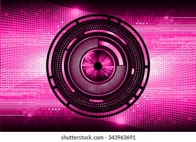 Dark pink color Light Abstract Technology background for computer graphic website internet and business. circuit. vector illustration. infographics. motion move blur.neon. pixel. eye