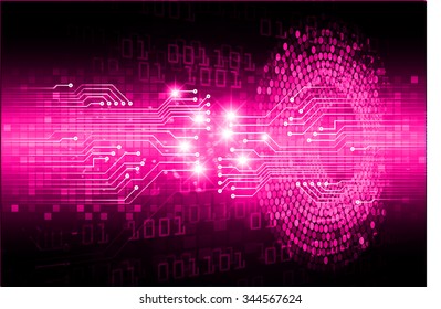 dark pink color Light Abstract Technology background for computer graphic website internet and business. circuit. illustration. infographics. binary code background. www.vector.Spark.zero one.