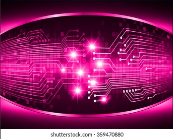 Dark pink color Light Abstract Technology background for computer graphic website internet and business. circuit. vector illustration. infographics. motion move blur.neon. pixel. scan virus