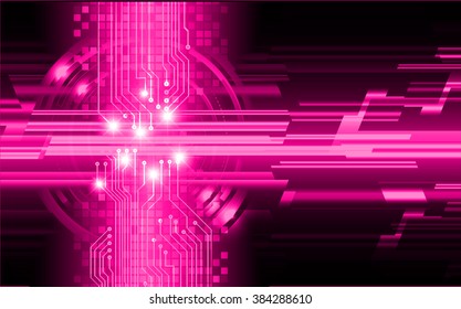 Dark pink color Light Abstract Technology background for computer graphic website internet and business. circuit. vector illustration. infographics. motion move blur.neon. pixel. eye scan virus