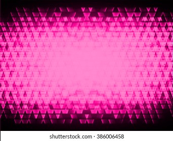 Dark pink color Light Abstract pixels Technology background for computer graphic website internet. circuit board. text box