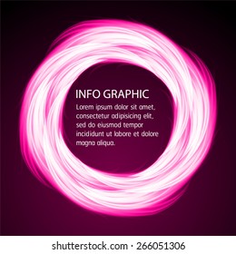 Dark pink fire circle Light Abstract Technology background for computer graphic website internet business. text box. Brochure. card. banner. label.