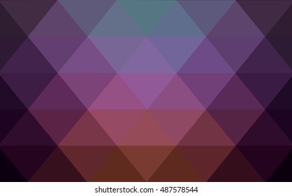 Dark pink, green abstract mosaic pattern. Colorful illustration in abstract style with gradient. The completely new template can be used for your brand book.