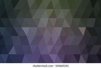 Dark Pink Green abstract textured polygonal background. Vector blurry triangle design. Pattern can be used for background.