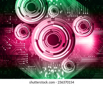 Dark pink green Light Abstract Technology background for computer graphic website internet. 