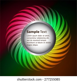 dark pink green orange circle Light Abstract Technology background for computer graphic website internet business. text box. Brochure. card. flyer magazine. Design label. infogrsphics.