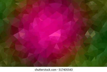 Dark pink, green Pattern. Seamless triangular Pattern. Geometric Pattern.Repeating pattern with triangle shapes.Seamless texture for your design.Repeating pattern.Pattern can be used for background.