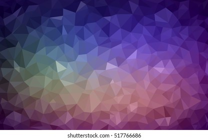 Dark pink, green polygon abstract background. Modern geometrical abstract illustration with gradient. The completely new template can be used for your brand book.