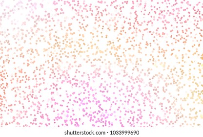 Dark Pink, Green vector abstract pattern with circles. Geometry template for your business design. Background with colored spheres.