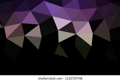 Dark Pink, Green vector abstract mosaic abstract mosaic. A completely new color illustration in a vague style. The completely new template can be used for your brand book.