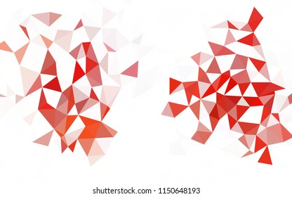 Dark Pink, Green vector abstract polygonal pattern. Creative geometric illustration in Origami style with gradient. Best triangular design for your business.
