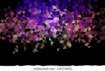 Dark Pink, Green vector abstract mosaic template. Colorful abstract illustration with gradient. The polygonal design can be used for your web site.