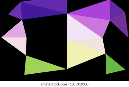 Dark Pink, Green vector abstract mosaic background. Colorful illustration in abstract style with gradient. Textured pattern for background.