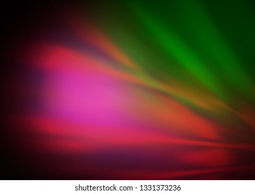 Dark Pink, Green vector abstract blurred background. A vague abstract illustration with gradient. A new texture for your design.
